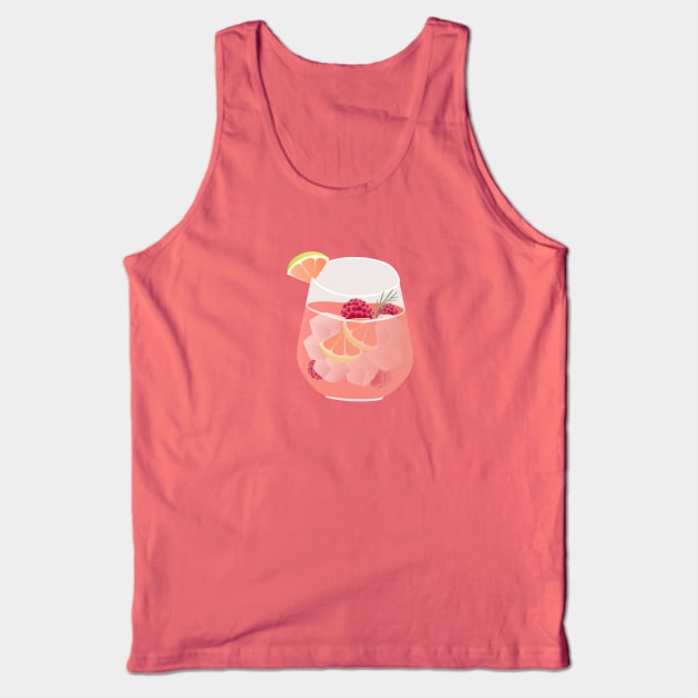 Raspberry Tank Top by Kings Court